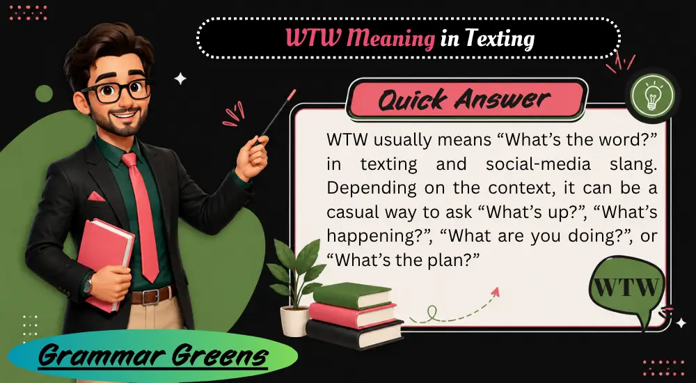 WTW Meaning in Texting