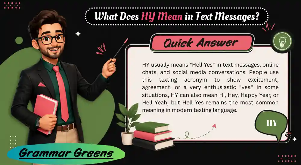 What Does HY Mean in Text Messages