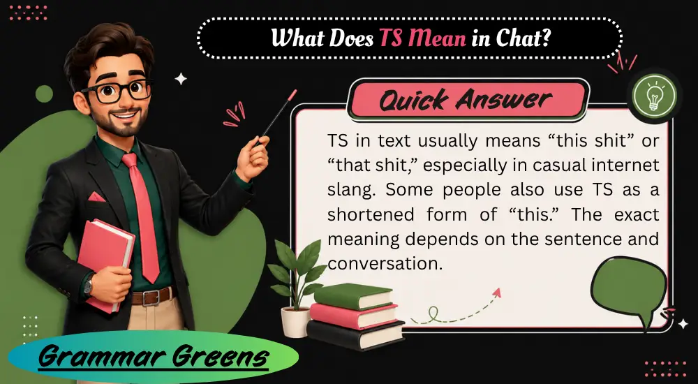 What Does TS Mean in Chat