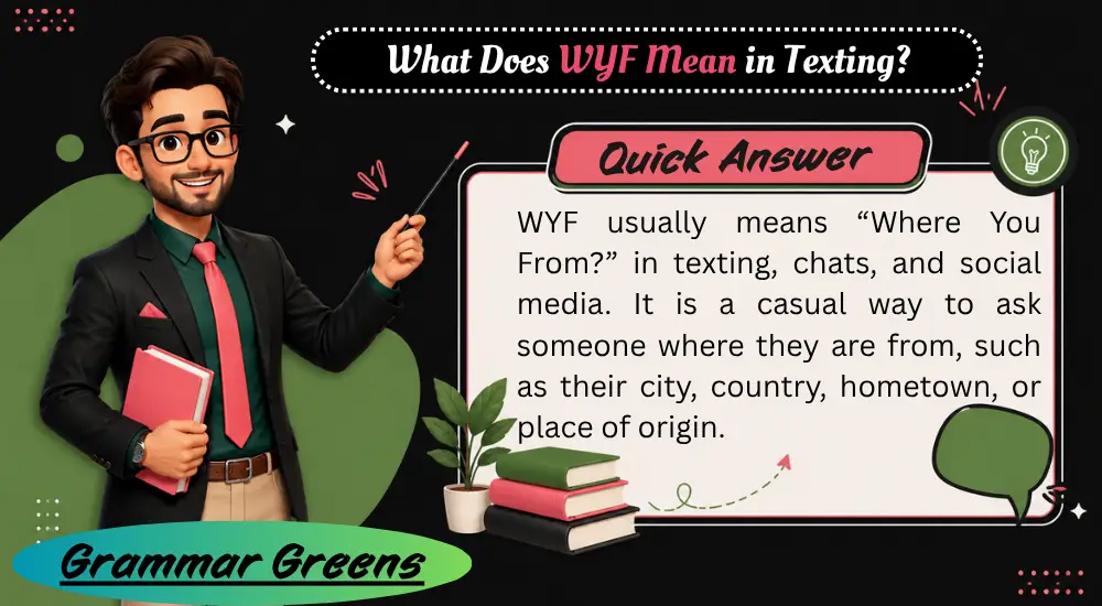 What Does WYF Mean in Texting