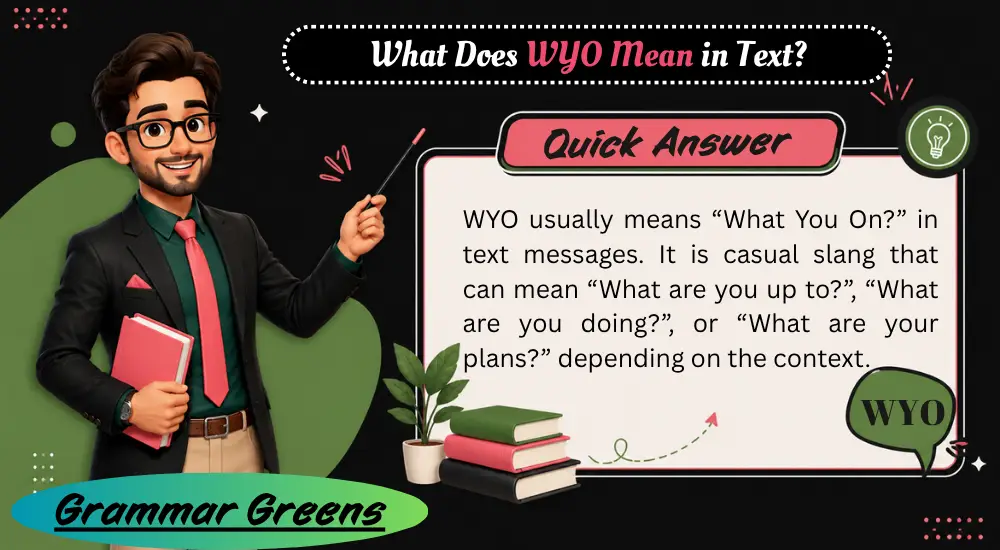 What Does WYO Mean in Text