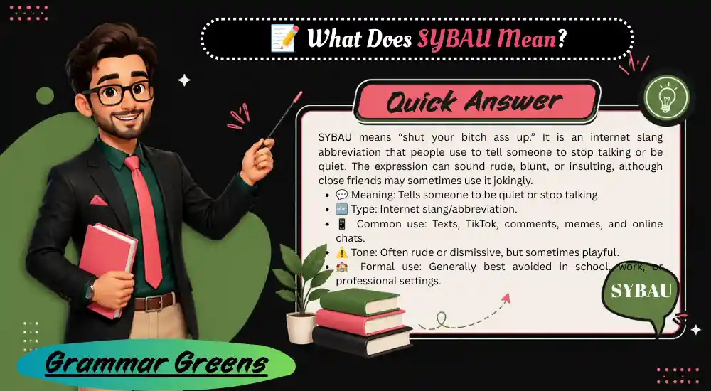 📝 What Does SYBAU Mean