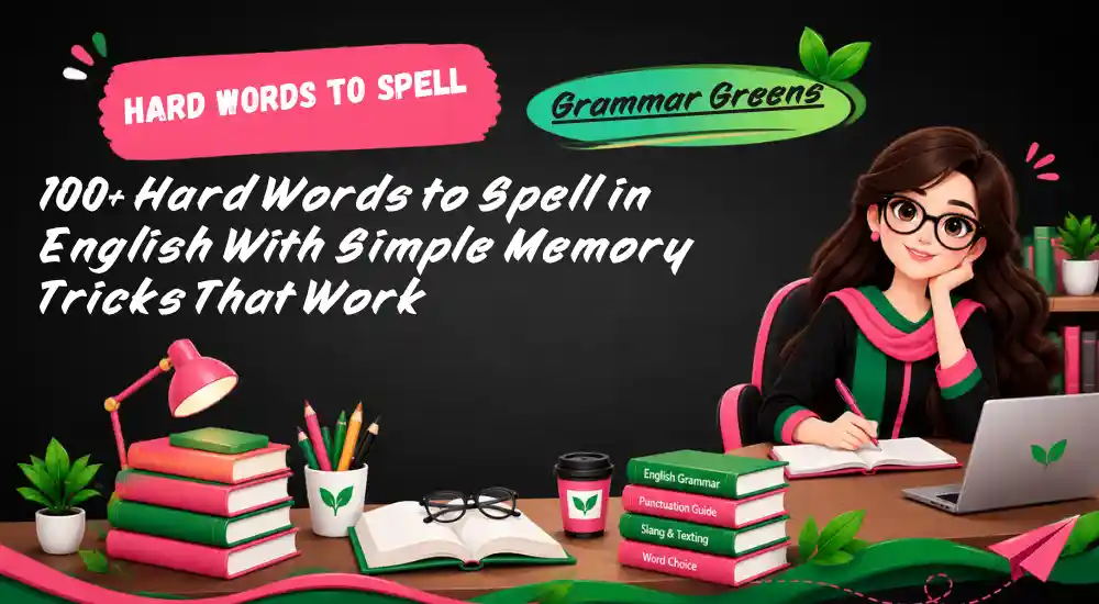 100+ Hard Words to Spell in English With Simple Memory Tricks That Work