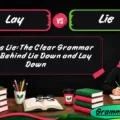 Lay vs Lie_ The Clear Grammar Rule Behind Lie Down and Lay Down