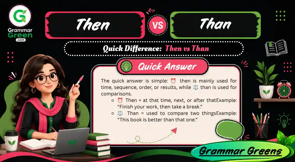 Quick Difference_ Then vs Than