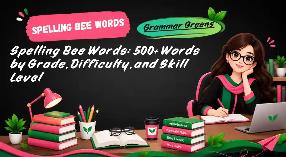 Spelling Bee Words_ 500+ Words by Grade, Difficulty, and Skill Level