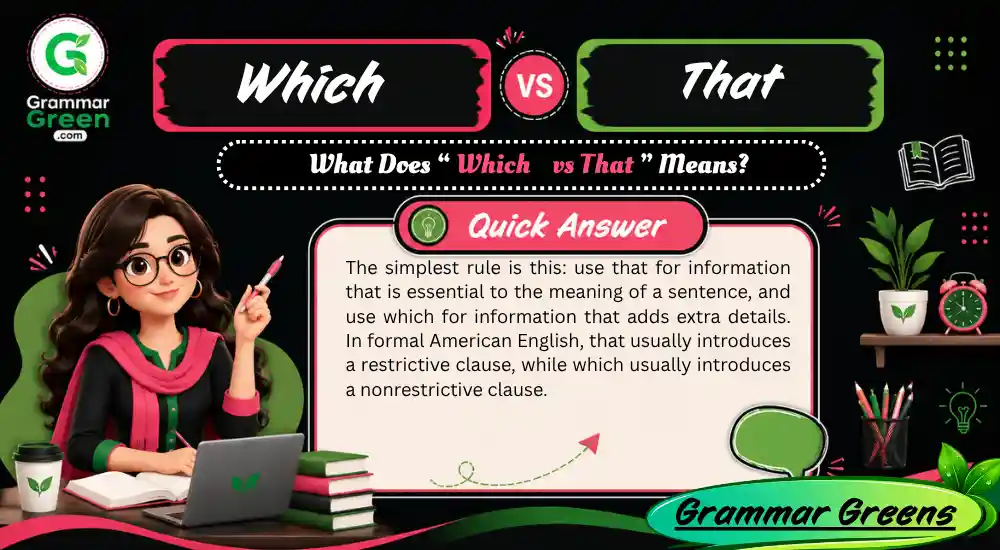 What Does “ Which vs That” Means